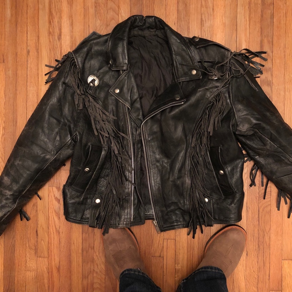 Leather jacket